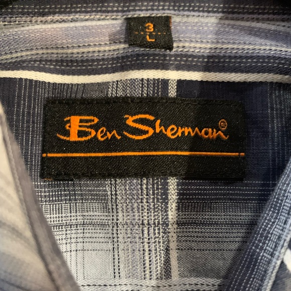 Ben Sherman Large Mens Button Down shirt with multicolored buttons - Picture 10 of 10